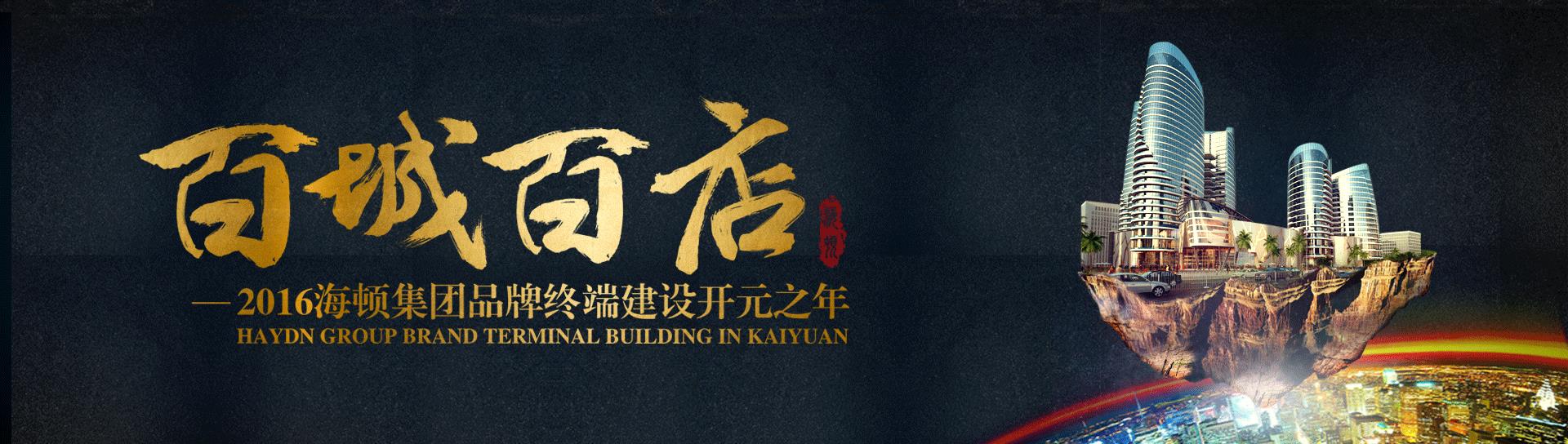 2016年海頓強勢推出&ldquo;百城百店&rdquo;商業計劃